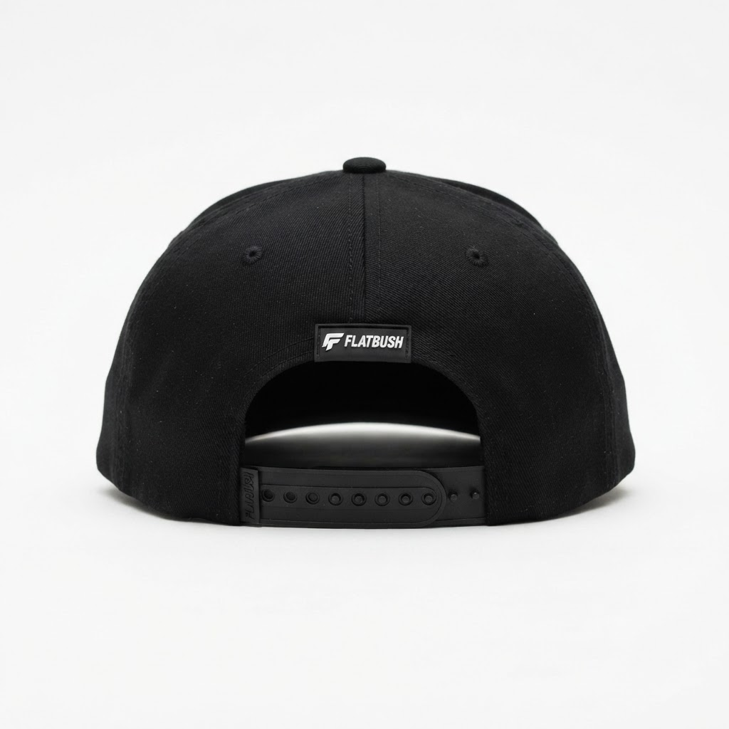 Boné Snapback Preto Snake Off White - vista traseira